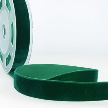 Samtband 16mm Flaschengrün